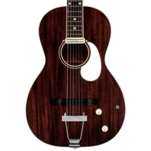 Orangewood Juniper II Mahogany Live Rubber Bridge Parlour Electro Acoustic Guitar in Natural Satin