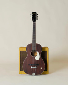 Orangewood Juniper Mahogany Live Rubber Bridge Parlour Electro Acoustic Guitar in Natural Satin - Image 2
