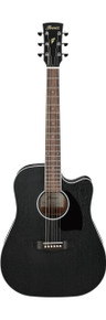 Ibanez PF16MWCE Electro Acoustic Guitar in Weathered Black - Image 2