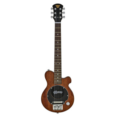 Pignose PGG-200MH Electric Guitar with Built-in Amplifier in Mahogany See-through Brown - Image 3