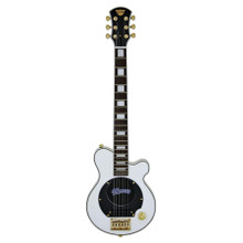 Pignose PGG-259 Electric Guitar with Built-in Amplifier in White - Image 2