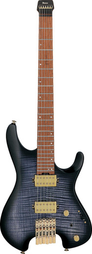 Ibanez Q52FMG-DRL Q Series Headless Electric Guitar in Deep Twilight Burst Low Gloss - Image 3