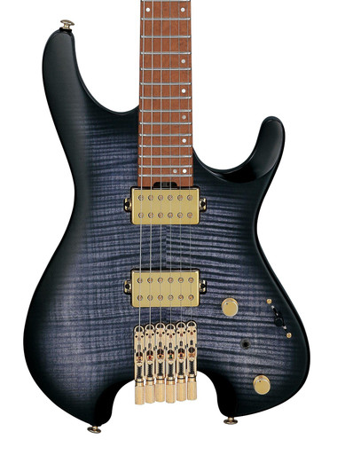 Ibanez Q52FMG-DRL Q Series Headless Electric Guitar in Deep Twilight Burst Low Gloss - Image 1