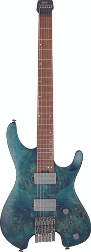 Ibanez Q52PB-COL Q Series Headless Electric Guitar in Cosmic Blue - Image 3