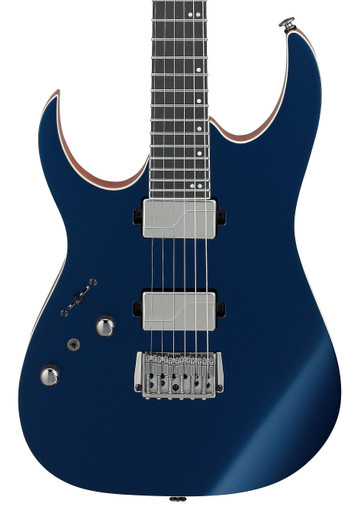 Ibanez RG5121RL-DBF Prestige Left Handed Electric Guitar in Dark Tide Blue Flat - Image 1