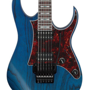Ibanez RG653DX-TDF Prestige Electric Guitar in Transparent Deep Blue Flat
