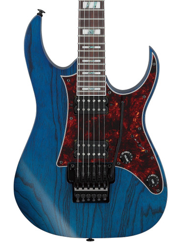 Ibanez RG653DX-TDF Prestige Electric Guitar in Transparent Deep Blue Flat - Image 1