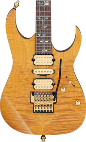 Ibanez RG8570EM-NT RG J Custom Exotic Maple Top Electric Guitar in Natural (51716) - Image 3