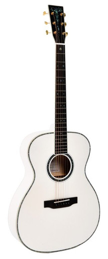 Sigma White Pearl Special Edition S000A Electro Acoustic Guitar - Image 3