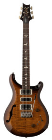 PRS S2 Special Semi-Hollow Electric Guitar in Black Amber - Image 2