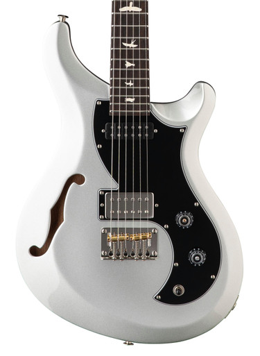 PRS S2 Vela Semi-Hollow Electric Guitar in Platinum Metallic - Image 1