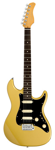 Sire Larry Carlton S3 HSS New Gen Electric Guitar in Metallic Gold - Image 3