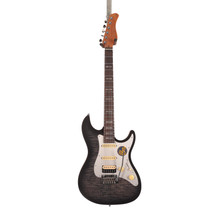 Sire Larry Carlton S7 FM New Gen Electric Guitar in Transparent Black Rosewood Board - Image 2