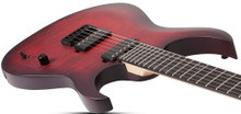 Schecter Sunset-6 Extreme Electric Guitar in Scarlet Burst - Image 2