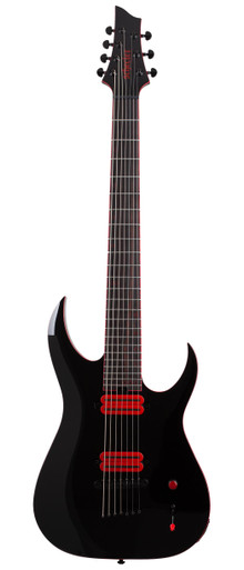 Schecter Sunset-7 Red Dawn Electric Guitar - Image 3