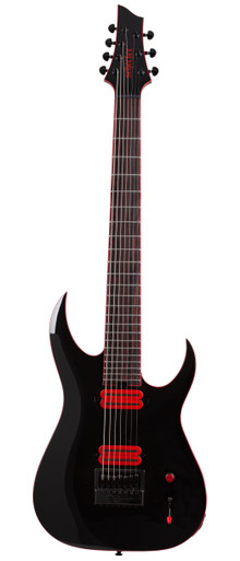 Schecter Sunset-7 ET Red Dawn Evertune Electric Guitar - Image 3