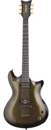 Schecter Tempest 50th Anniversary Electric Guitar in Gold Burst - Image 3