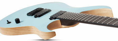Schecter John Browne TAO-6 AZ Electric Guitar in Azure Blue - Image 3