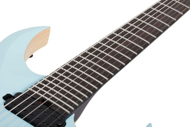 Schecter John Browne TAO-7 AZ Electric Guitar in Azure Blue - Image 3