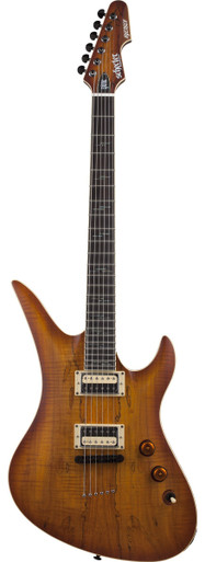 Schecter Avenger Exotic Spalted Maple Electric Guitar - Image 3