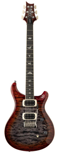 PRS SE Custom 24-08 Quilt Electric Guitar in Charcoal Cherry Burst (2026) - Image 3