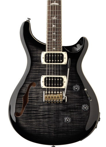 PRS SE Custom 24 Semi-Hollow Piezo Electric Guitar in Charcoal Burst (2026) - Image 1