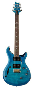 PRS SE Custom 24 Semi-Hollow Piezo Electric Guitar in Lake Blue - Image 2