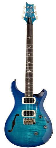 PRS SE Custom 24 Semi-Hollow Piezo Electric Guitar in Lake Blue (2026) - Image 3