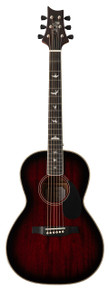 PRS SE P20 Parlour Electro Acoustic in Fire Red Burst - Image 2