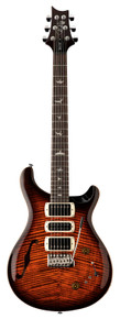 PRS SE Special Semi-Hollow Electric Guitar in Orange Tiger Smokeburst - Image 2