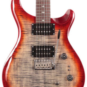 PRS SE Custom 24-08 Electric Guitar in Charcoal Cherry Burst