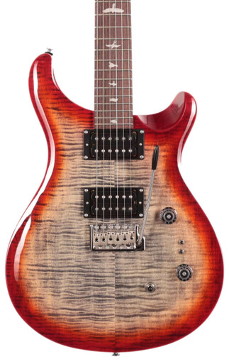 PRS SE Custom 24-08 Electric Guitar in Charcoal Cherry Burst - Image 1