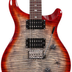PRS SE Custom 24 Electric Guitar in Charcoal Cherry Burst