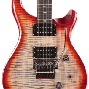 PRS SE Custom 24 Floyd Electric Guitar in Charcoal Cherry Burst