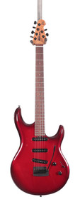 Second Hand Music Man Luke 4 L4 SSS Electric Guitar in Scoville Red 855 - Image 2