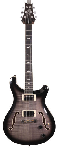 Second Hand PRS SE Hollowbody II Electric Guitar in Charcoal Burst 109 - Image 3