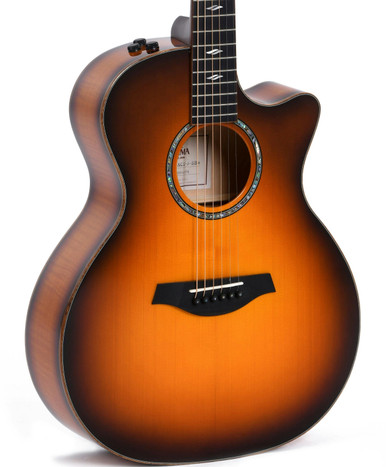 Sigma Modern Series GACE-3-SB+ Flamed Maple Cutaway Electro Acoustic Guitar - Image 1