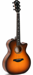 Sigma Modern Series GACE-3-SB+ Flamed Maple Cutaway Electro Acoustic Guitar - Image 2