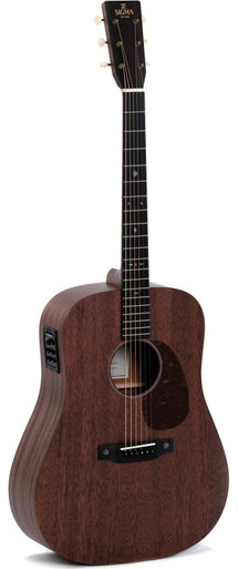 Sigma 15 Series SDM-15E Mahogany Electro Acoustic Guitar - Image 3