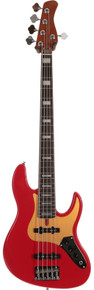 Sire Marcus Miller V5 24 Fret 5-String Bass Guitar in Dakota Red - Image 2