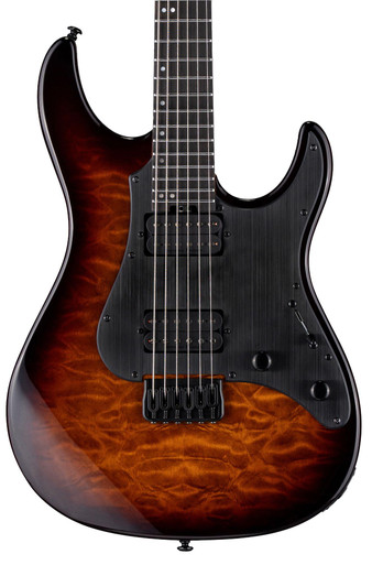 ESP LTD SN-1000 HT Electric Guitar in Dark Brown Sunburst - Image 1