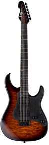 ESP LTD SN-1000 HT Electric Guitar in Dark Brown Sunburst - Image 2