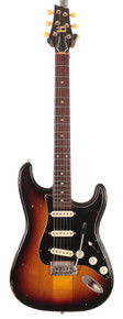 Second Hand Gene Baker B3 XS Metal Electric Guitar in Relic Sunburst 984 - Image 2