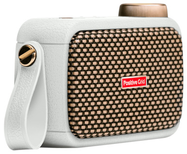 Positive Grid Spark GO Ultra Portable Smart Guitar Amp and Bluetooth Speaker in Pearl - Image 3