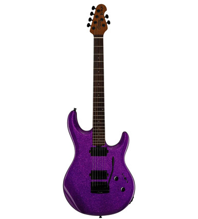Sterling by Music Man Luke LK100 Electric Guitar in Purple Sparkle - Image 3