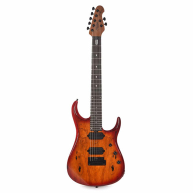 Sterling By Music Man John Petrucci JP157D Electric Guitar in Spalted Maple Blood Orange Burst - Image 3