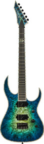 BC Rich Extreme Series Shredzilla Exotic Electric Guitar in Cyan Blue - Image 2