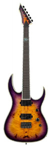 BC Rich Extreme Series Shredzilla Exotic Electric Guitar in Purple Haze - Image 2