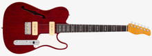 Sire Larry Carlton T7TM Electric Guitar in See Through Red - Image 2
