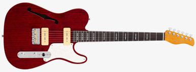 Sire Larry Carlton T7TM Electric Guitar in See Through Red - Image 3